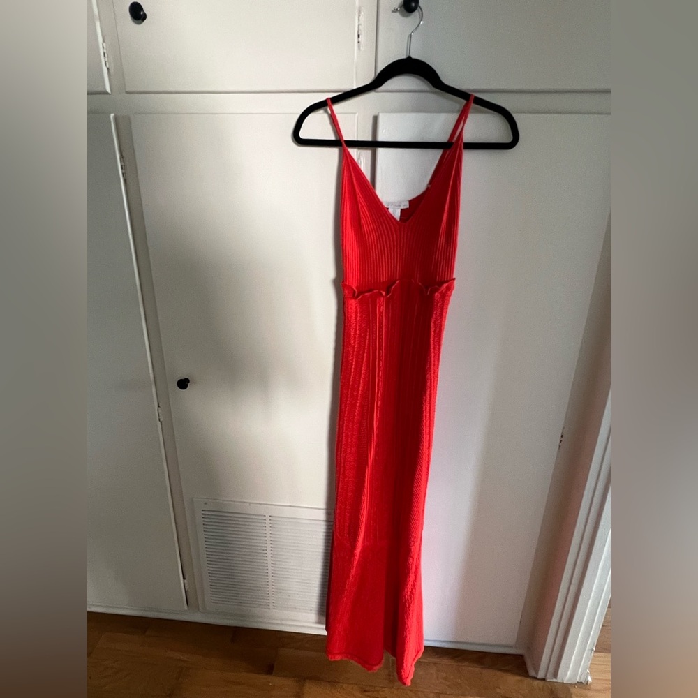 House of Harlow Vibrant Red Maxi Dress